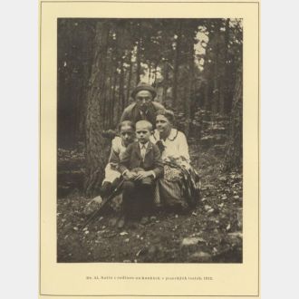 Dr. Alois Rašín s rodinou v roce 1912