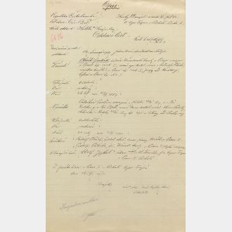 Fig. 5 Transcript of the marriage certificate