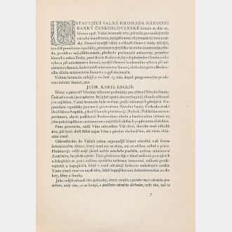 Úvodní strana zápisu ustavující valné hromady Národní banky Československé z 21. března 1926
