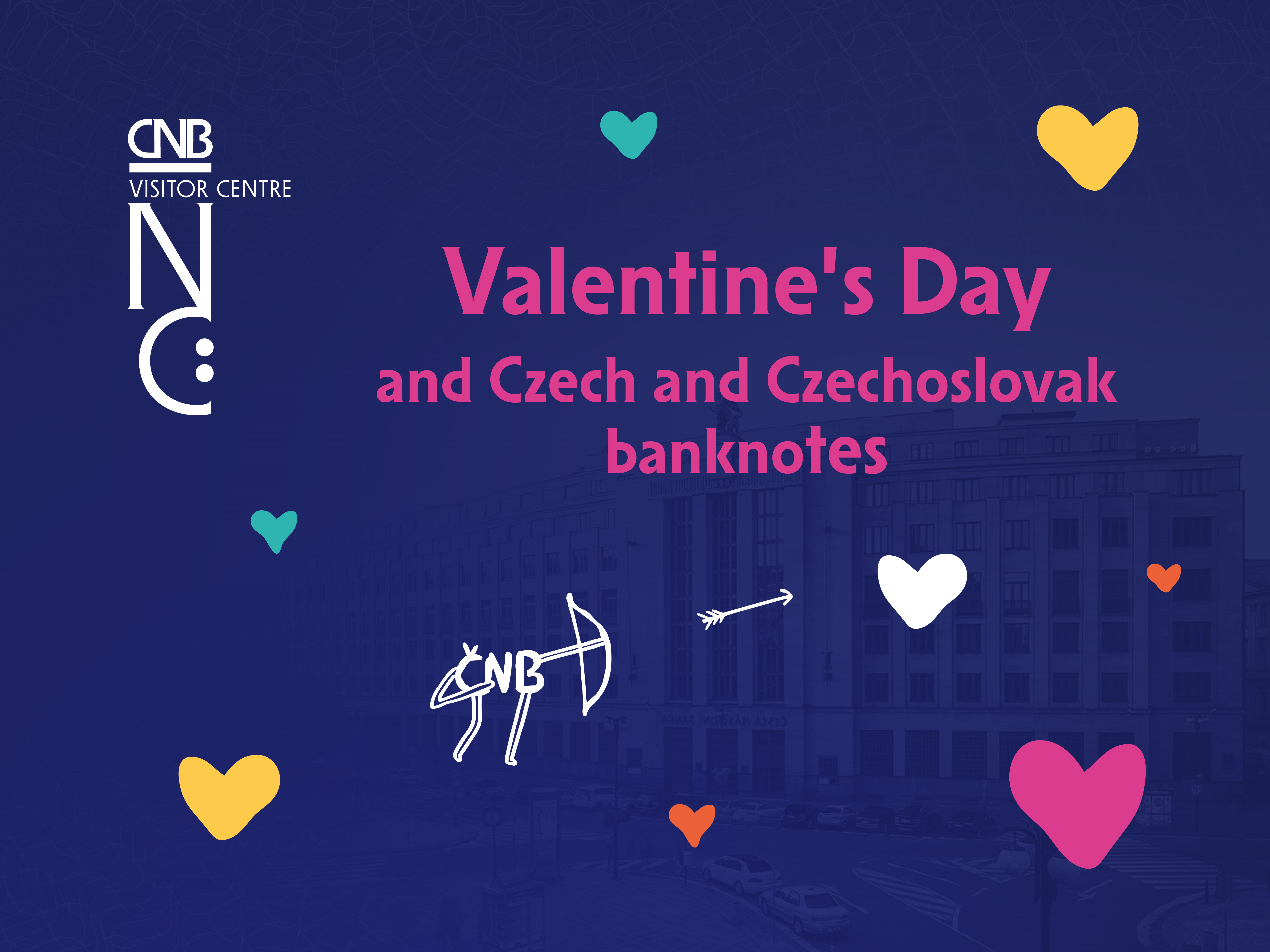 Valentine's Day and Czech and Czechoslovak banknotes 